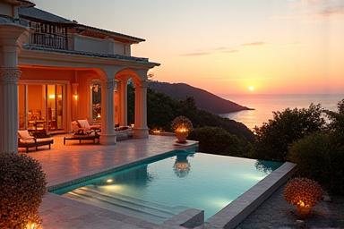 Private Villa Mediterranean Views